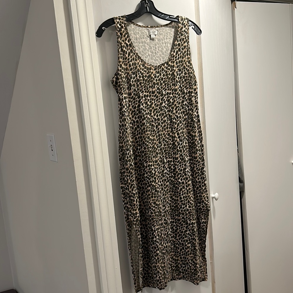 J Crew Leopard Print Cover Up